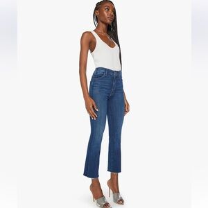 MOTHER Hustler Ankle Fray Jeans